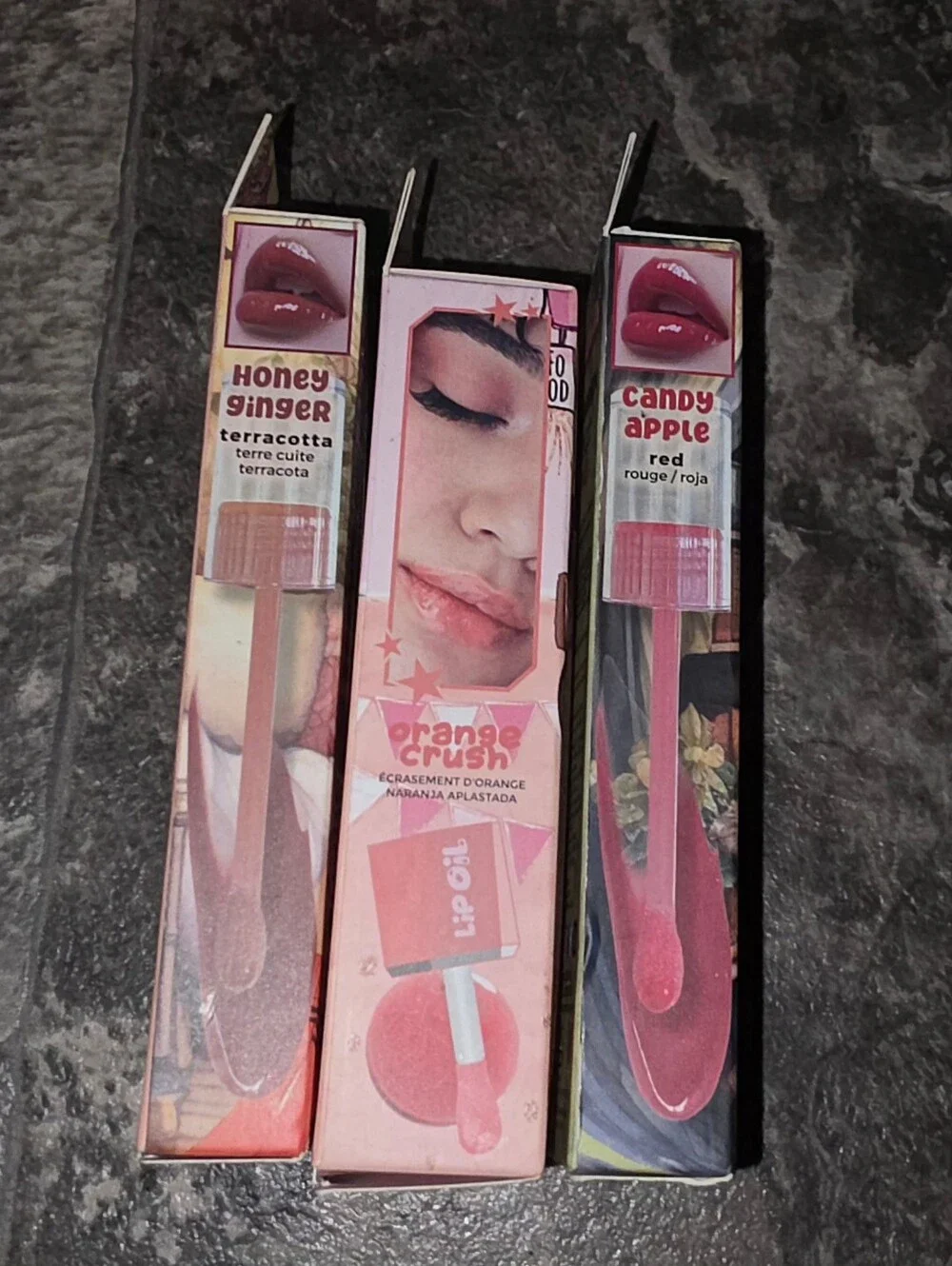 Ioni Lip Plumping Serum- Candy Apple & Honey Ginger + Lip Oil BNIB